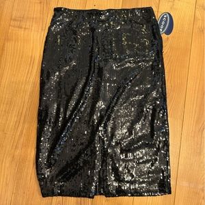 NWT Scoop sequin skirt